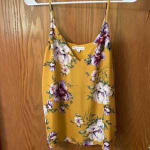 Socialite small yellow tank